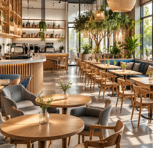 Thiết kế thi công nội thất quán café